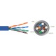 100Ft RJ45 Cat5e 350MHZ Blue Molded Patch Cable, Male to Male