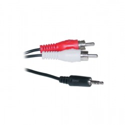 6ft Speedex 3.5mm to 2 RCA Audio Cable