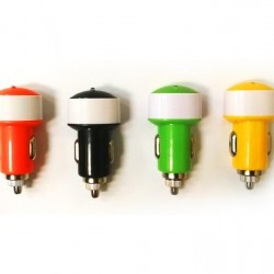 Generic USB Car charger, 1A_Mix color