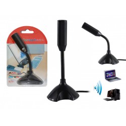USB2.0 Wired Mini Microphone for PC_Black