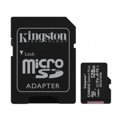 Kingston Canvas Select Plus microSDXC 128GB Class 10 UHS-I Up to 100MB/s Read (SDCS2/128GBCR)