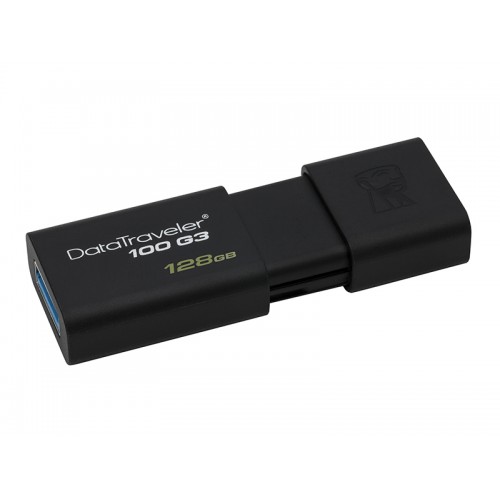 Kingston DataTraveler 100 G3 128GB USB 3.0 Flash Drive Up to 100 MB/s Read (DT100G3/128GBCR)
