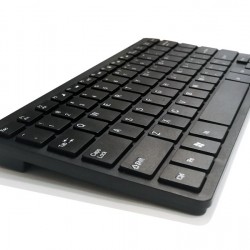 Thin USB2.0 Chocolate Mini Keyboard Portable For Business PC & Mac_Black